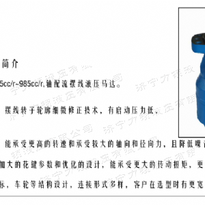 BMH系列并列油口leyu·乐鱼(中国)官方网站马达